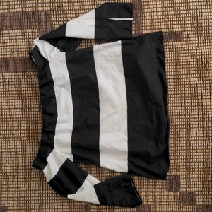 Zara off the shoulder striped too--XS